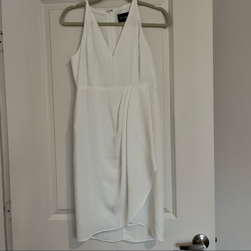 White cocktail dress
